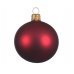 Χριστουγεννιάτικη Γυάλινη Μπάλα Κόκκινη Ματ (10cm)